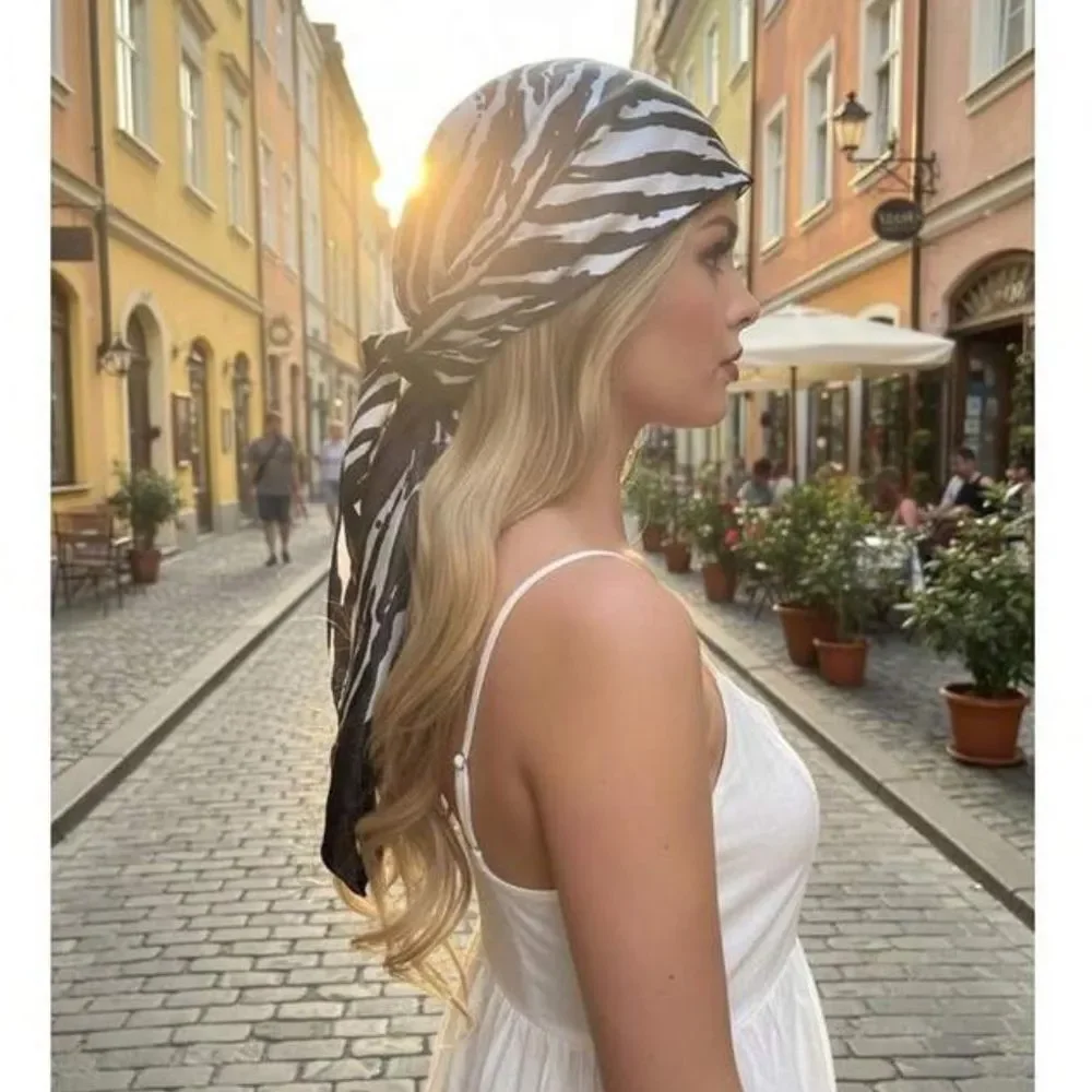Zebra Print Scarf M651